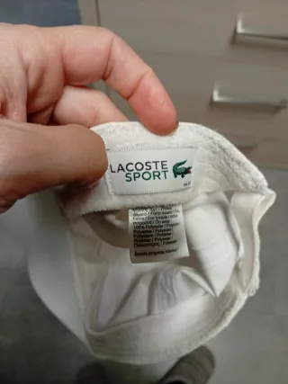 Gorra Lacoste Blanca