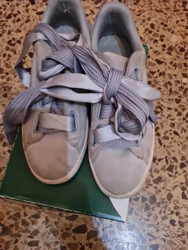 Bambas Puma ante gris