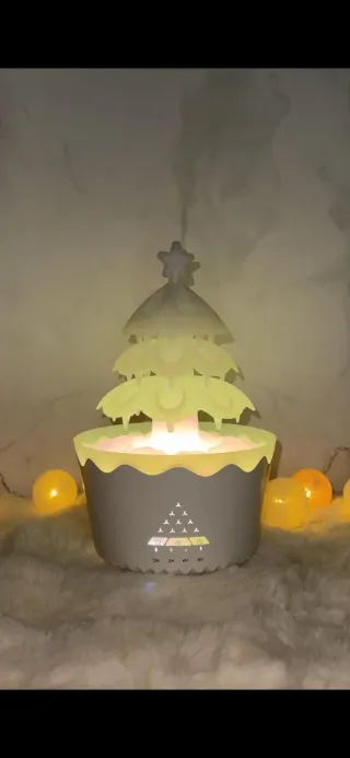 Humidificador Árbol Navidad Luz LED