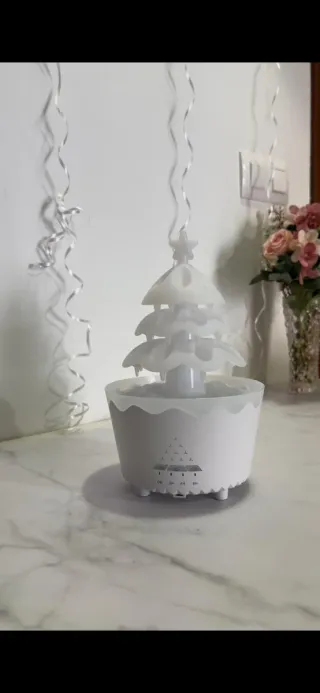 Humidificador Árbol Navidad Luz LED