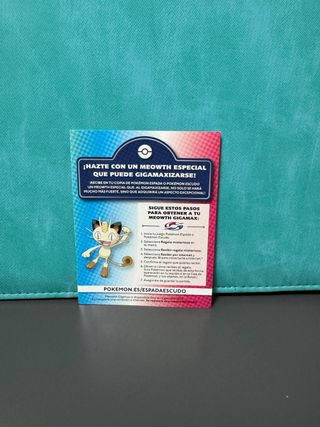Panfleto Pokémon Espada y Escudo Nintendo