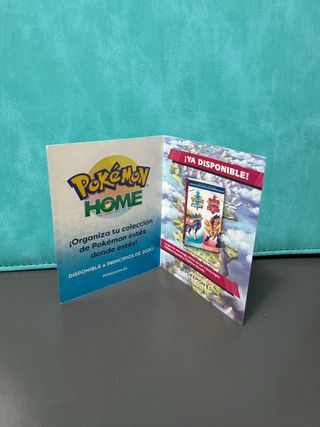 Panfleto Pokémon Espada y Escudo Nintendo