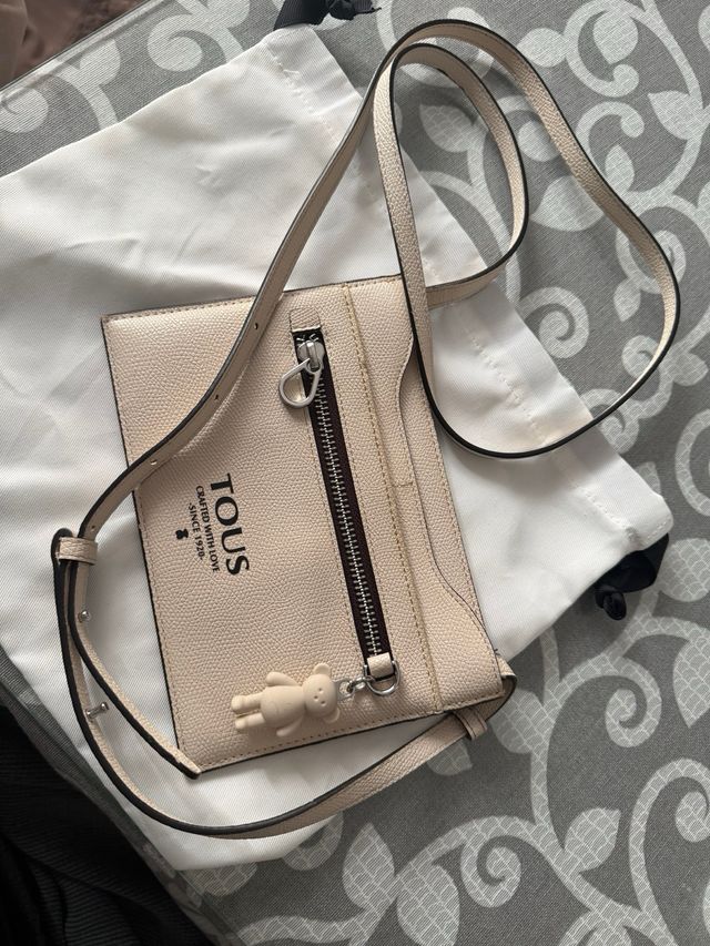 Bandolera Tous Beige con Oso