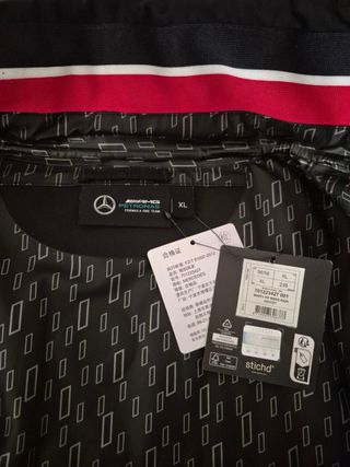 Chaqueta Oficial Mercedes F1 Team Larga