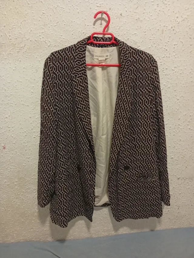 Americana H&M Estampada Talla M