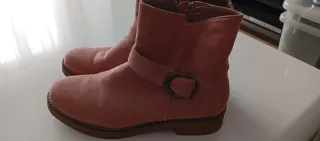 Botines rosas hebilla Talla 40