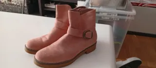Botines rosas hebilla Talla 40