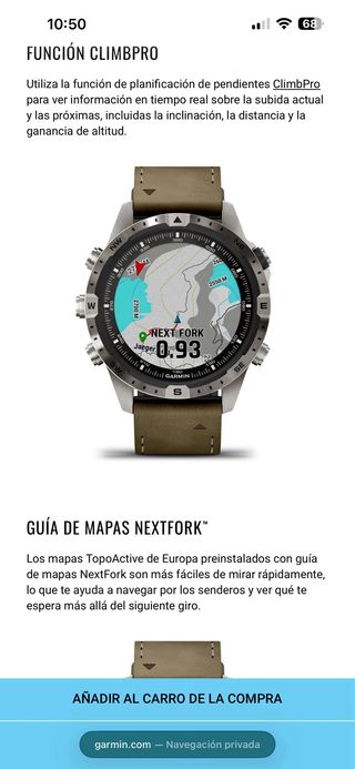 Garmin Marq Adventurer Gen 2 Marrón/Plata
