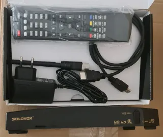 SOLOVOX V8S MAX Receptor Satélite T2-MI