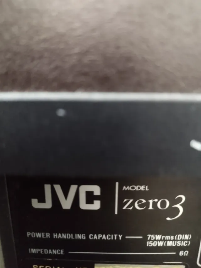 Altavoces JVC Zero 3 Negros