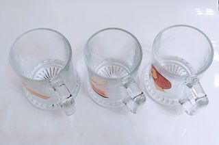 Set 3 Bicchieri Birra Vintage Anni '50