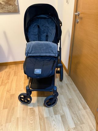 Cybex Priam Chasis Rose Gold + Silla + Capazo