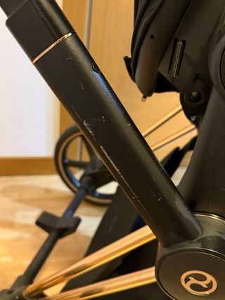 Cybex Priam Chasis Rose Gold + Silla + Capazo