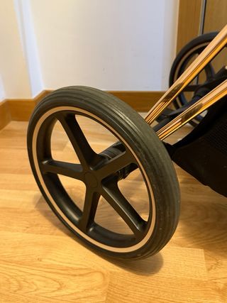 Cybex Priam Chasis Rose Gold + Silla + Capazo