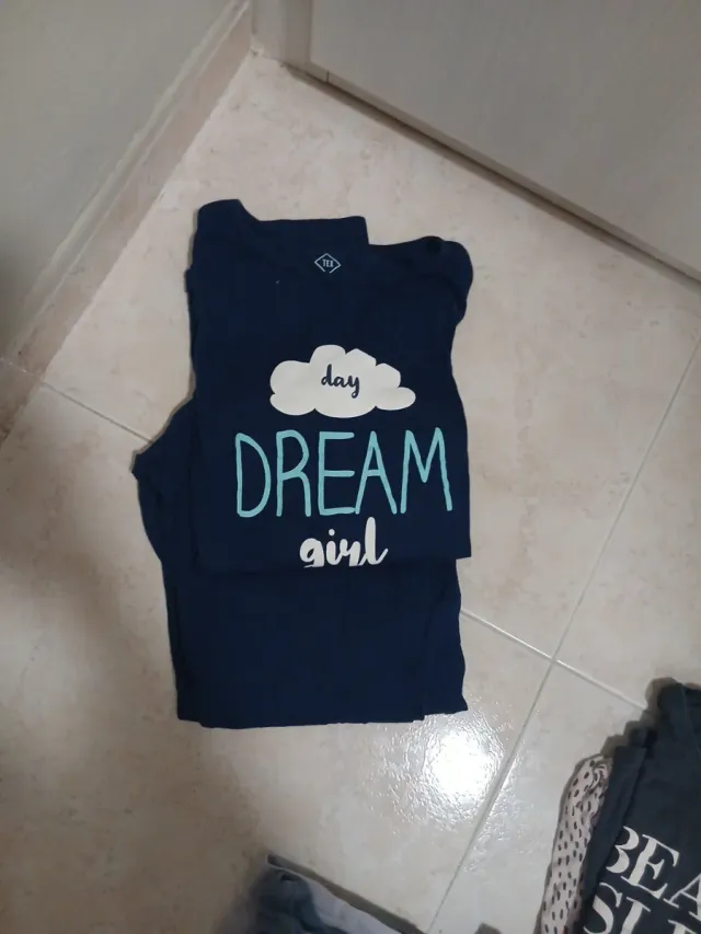 Lote 7 Pijamas Manga Larga Tex 13-14 Años