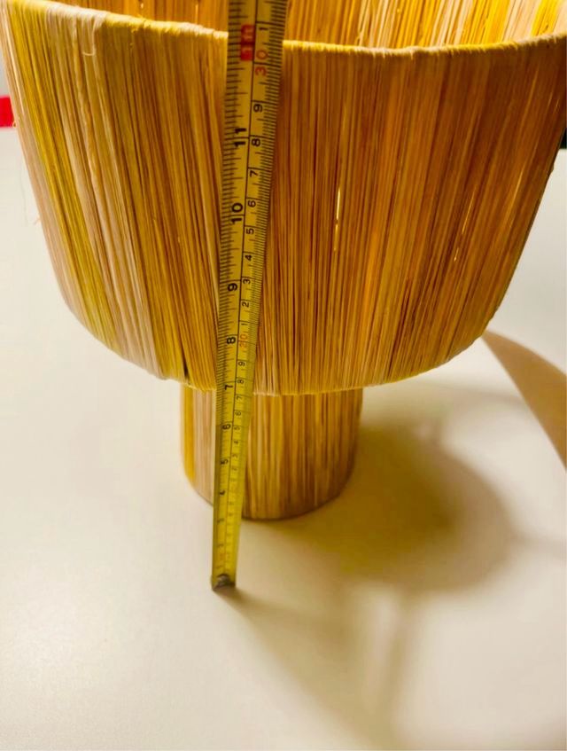 Lámpara de mesa Rafia Artesanal