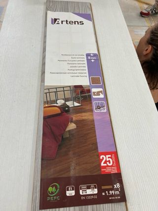 Tarima flotante madera