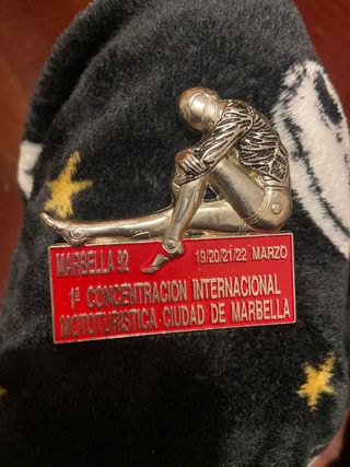 Pin Concentracion Mototuristica Marbella 92