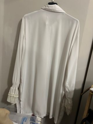 Camicia vintage bianca con ricami