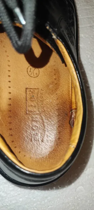 Scarpe uomo in cuoio nere 41