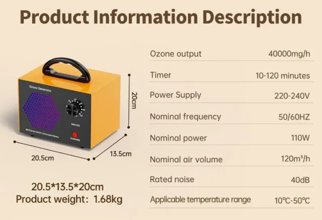 Generatore di Ozono Professionale