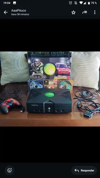 Xbox Clásica Negra + 20 Juegos