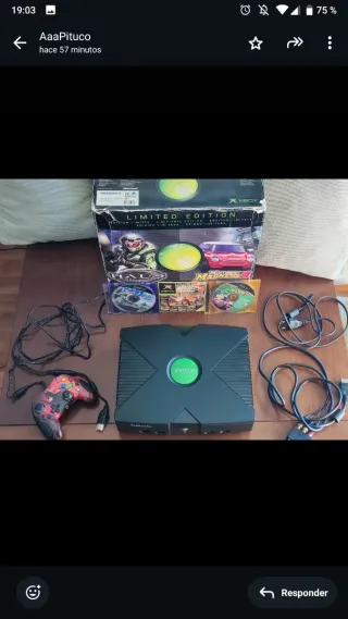 Xbox Clásica Negra + 20 Juegos