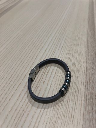 Pulsera Lotus Cuero y Acero