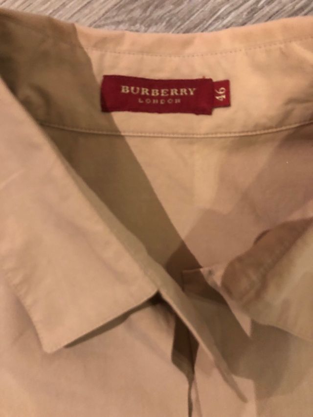 Camisa Burberry Mujer Camel Talla 46