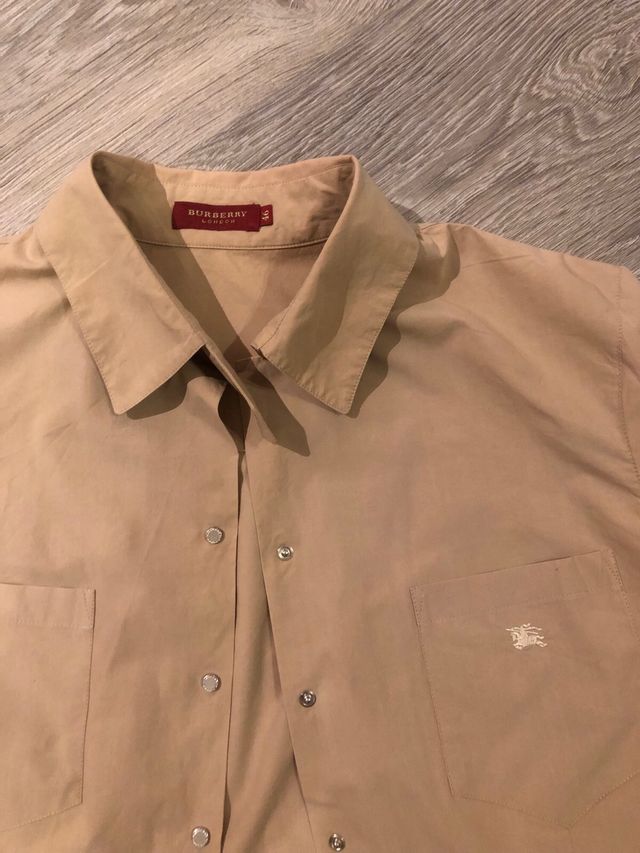 Camisa Burberry Mujer Camel Talla 46