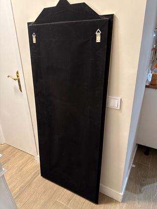 Espejo Art Decó Grande Dorado y Blanco