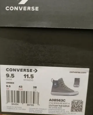 T43 Converse All Star Verdes