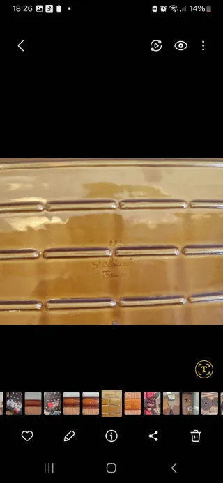 Vassoio vintage in ceramica