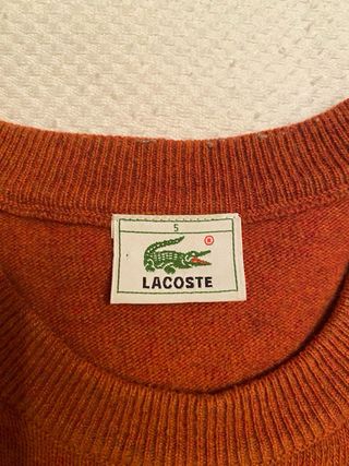 Jersey Lacoste Vintage Color Teja