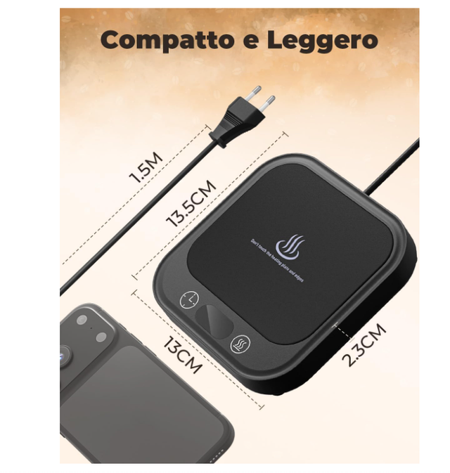 Scalda tazza caffè, tè, latte, acqua