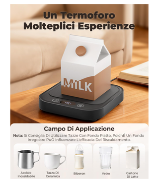 Scalda tazza caffè, tè, latte, acqua