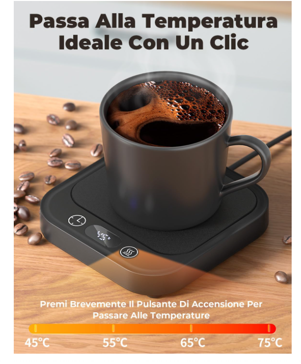 Scalda tazza caffè, tè, latte, acqua