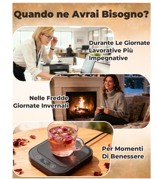 Scalda tazza caffè, tè, latte, acqua