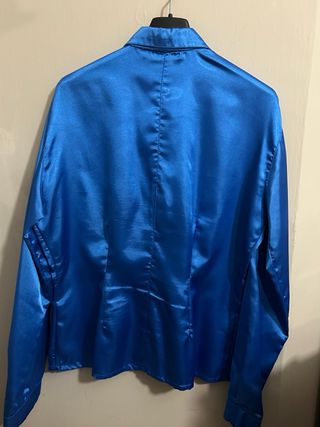 Camicia blu elettrico