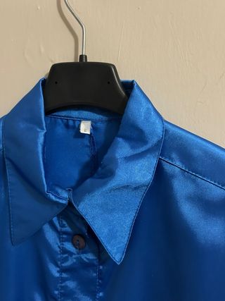 Camicia blu elettrico