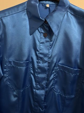 Camicia blu elettrico