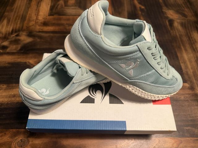 Zapatillas Le Coq Sportif verde agua