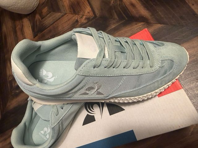 Zapatillas Le Coq Sportif verde agua