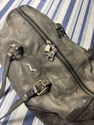 Bolso Bimba y Lola Gris Piel