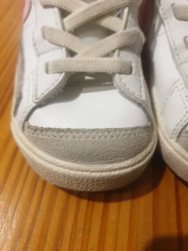 Nike Talla 25 Niña Rosa Blanco