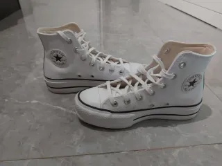 Converse Blancas Plataforma