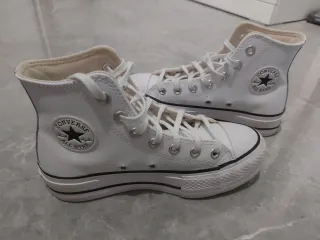 Converse Blancas Plataforma