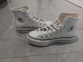 Converse Blancas Plataforma