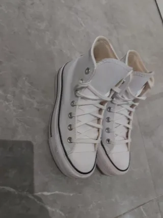 Converse Blancas Plataforma