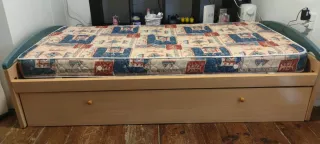 Cama nido madera y metal